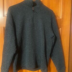 Men's blue Half-Zip Sweater